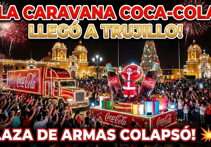Descubre cómo se vivió la primera caravana coca cola trujillo. Un recorrido mágico desde la Piscina Olímpica hasta la Plaza de Armas. ¡Mira el vlog y los reviews!